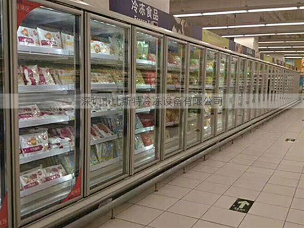 肇庆超市冷冻玻璃展示立柜
